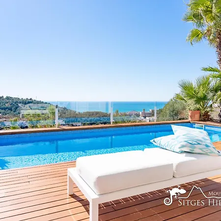 Super Oasis Fab Sea And View With Private Pool And Air Conditioning Villa Sitges