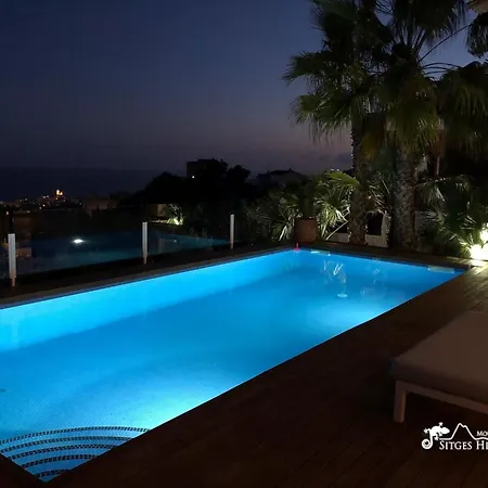 Villa Super Oasis Fab Sea And View With Private Pool And Air Conditioning Sitges