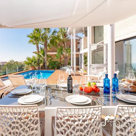Villa Super Oasis Fab Sea And View With Private Pool And Air Conditioning Sitges